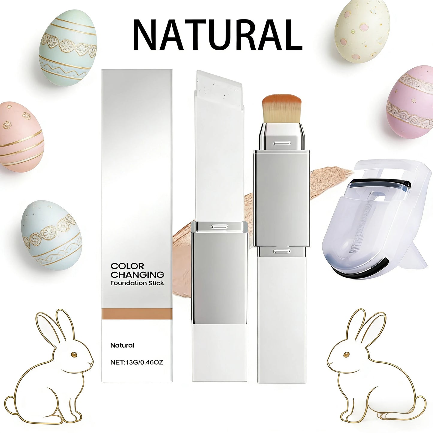 2 In 1 Concealer Foundation Stick Waterproof And Sweatproof