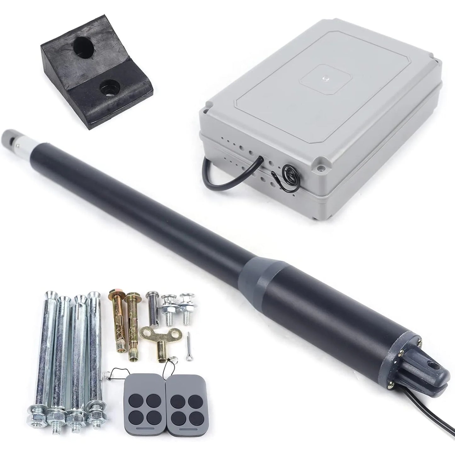 CNCEST Automatic Gate Opener With Remote Complete Kit 250RPM 40W