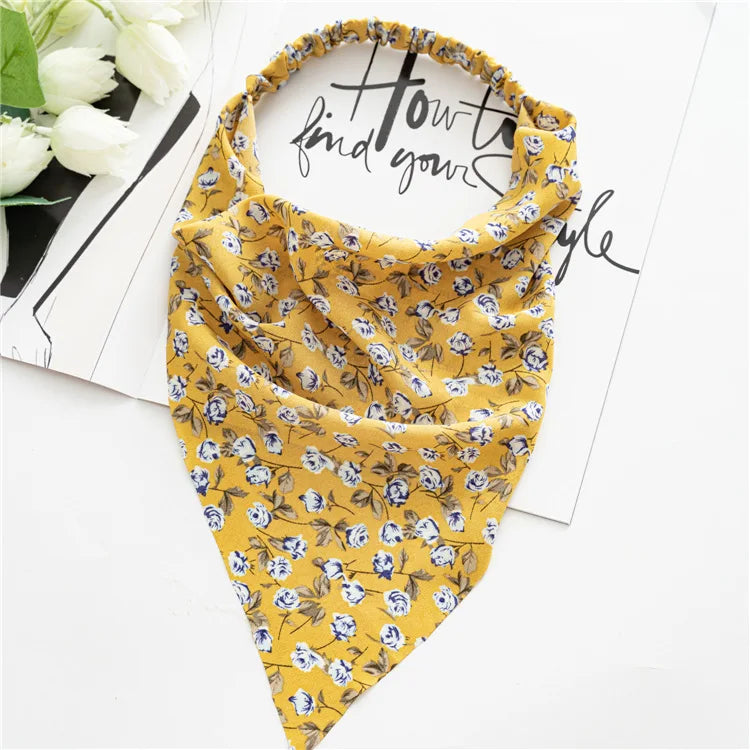Bohemia Bandana Hair Scarf For Women Paisley Vintage Headwear