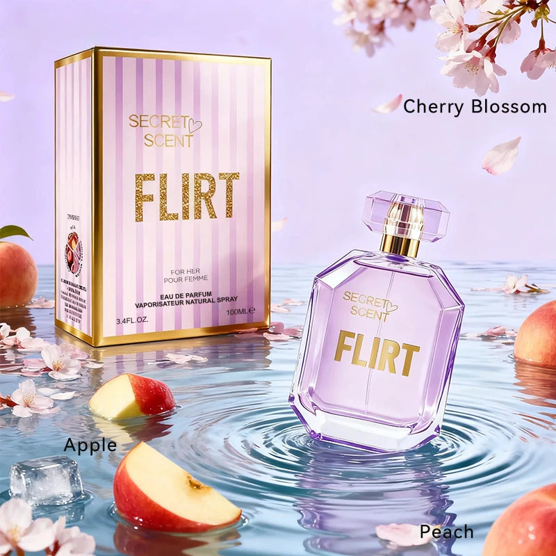 3.4fl Oz Women's Eau De Parfum - Love Spell Super Fresh Sweet Peach Aroma- With Peach, Cherry Blossom, and Red Apple- Medium Int by S And B Enterprise