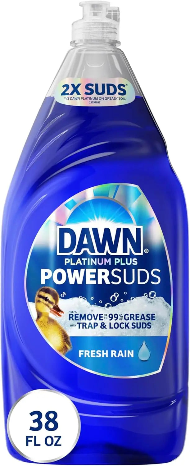 Powerful Liquid Dish Soap For Tough Grease And Lasting Suds