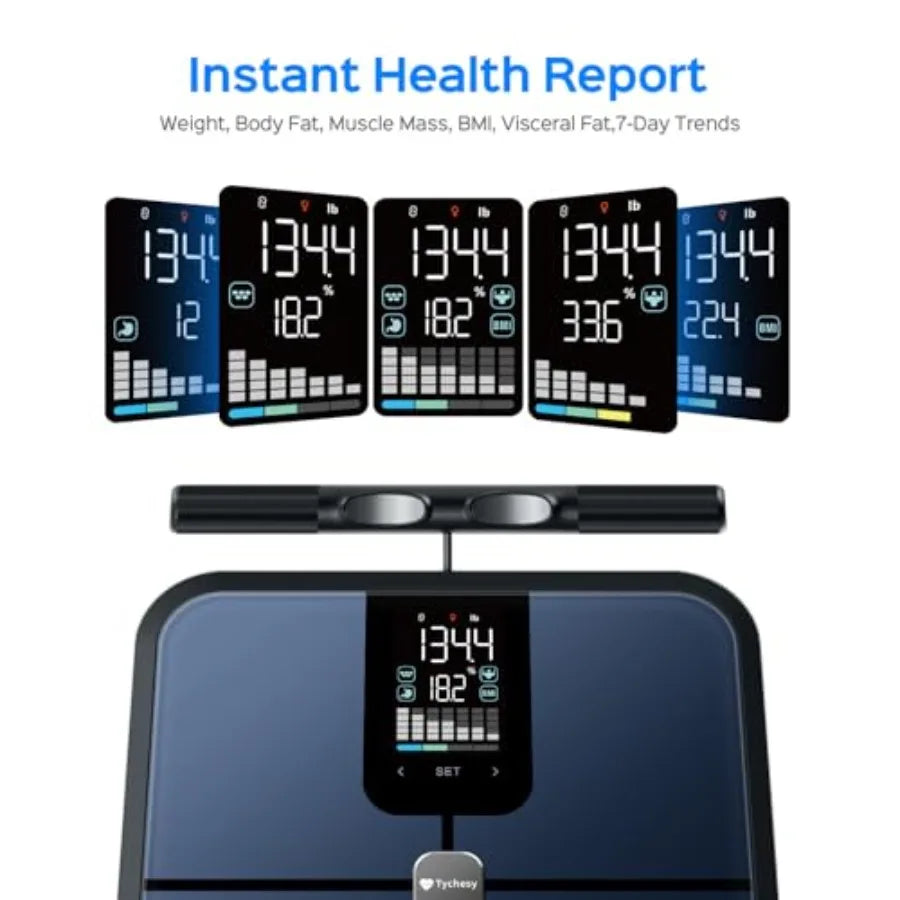 Body Health Pod 8-Electrode Smart Scale With BMI Body Fat Muscle Mass