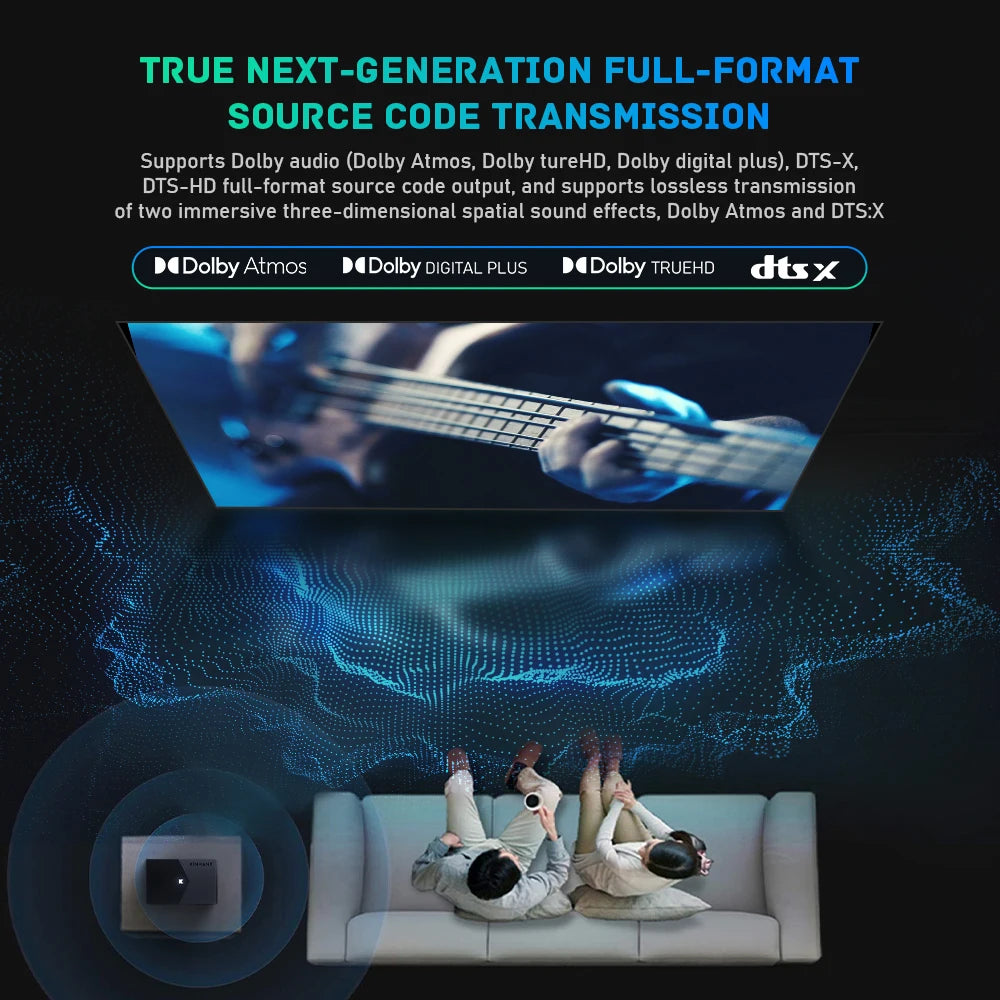 Kinhank K9 Android TV Box 8K S928X-K Dolby Atmos HDR10+