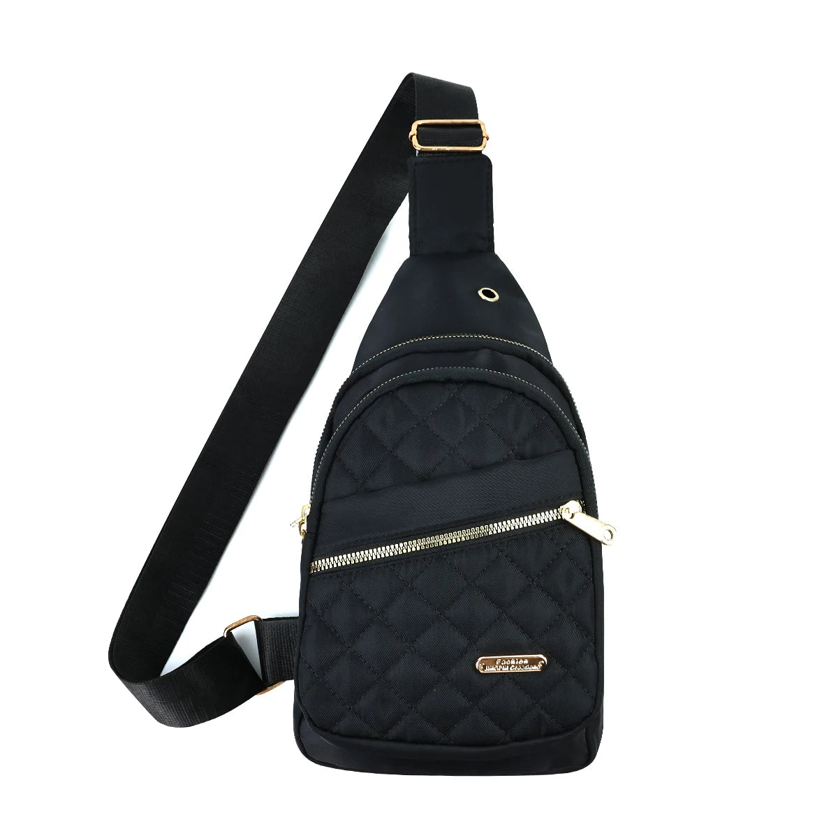 NONECN Adjustable Quilted Sling Backpack For Men And Women Travel