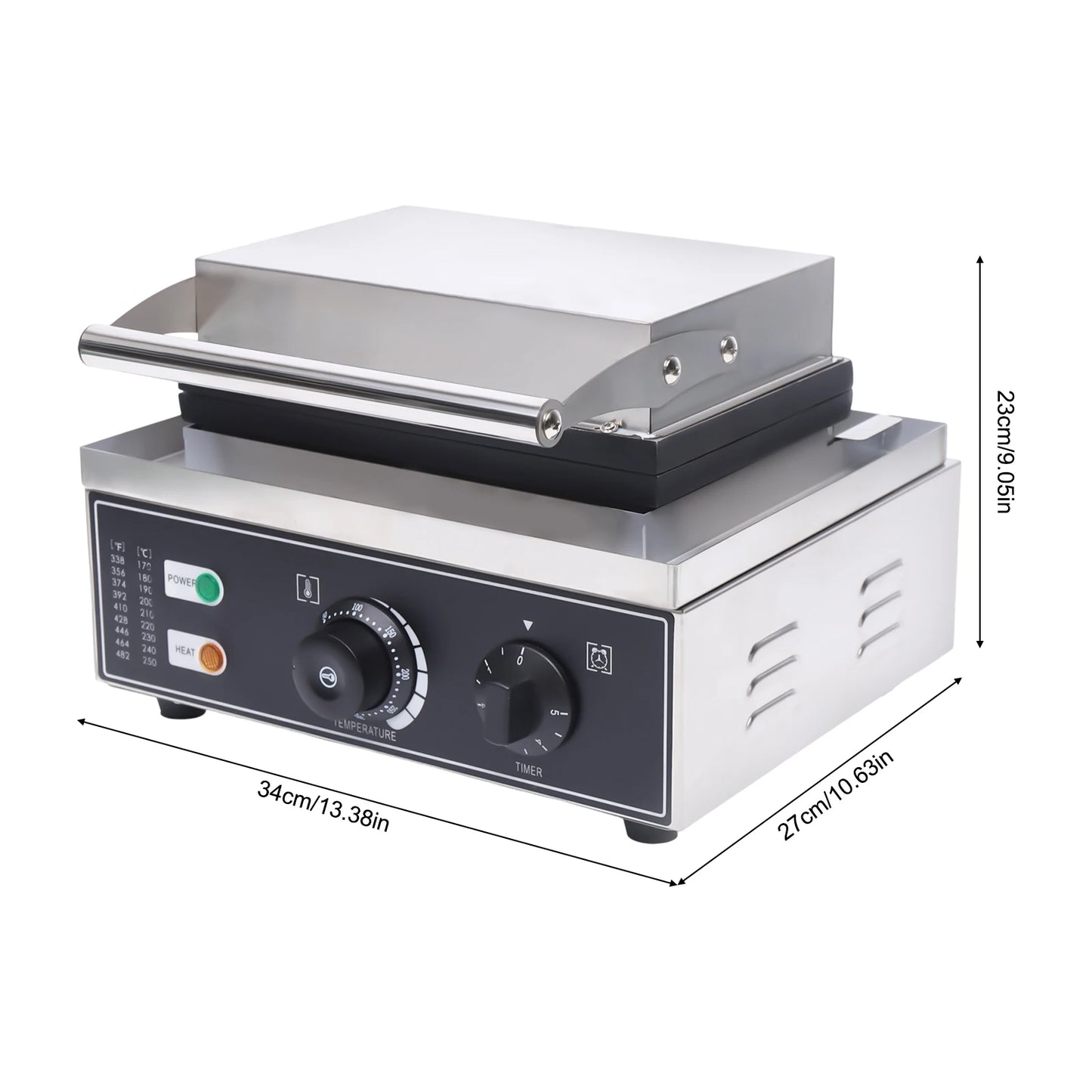 Sweetmile Portable Commercial Donut And Waffle Maker Nonstick Surface by S And B Enterprise