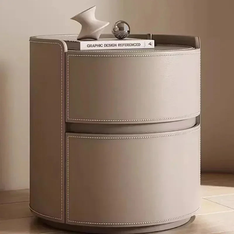 IUYTR Nordic Nightstands Modern Bedside Dresser Wood Cabinet
