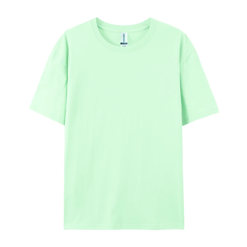 UDDIYANACN 100 Percent Cotton T Shirt Logo Print Crewneck Tee