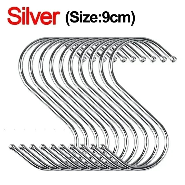 Stainless Steel S Hooks For Kitchen And Butcher Shop Use