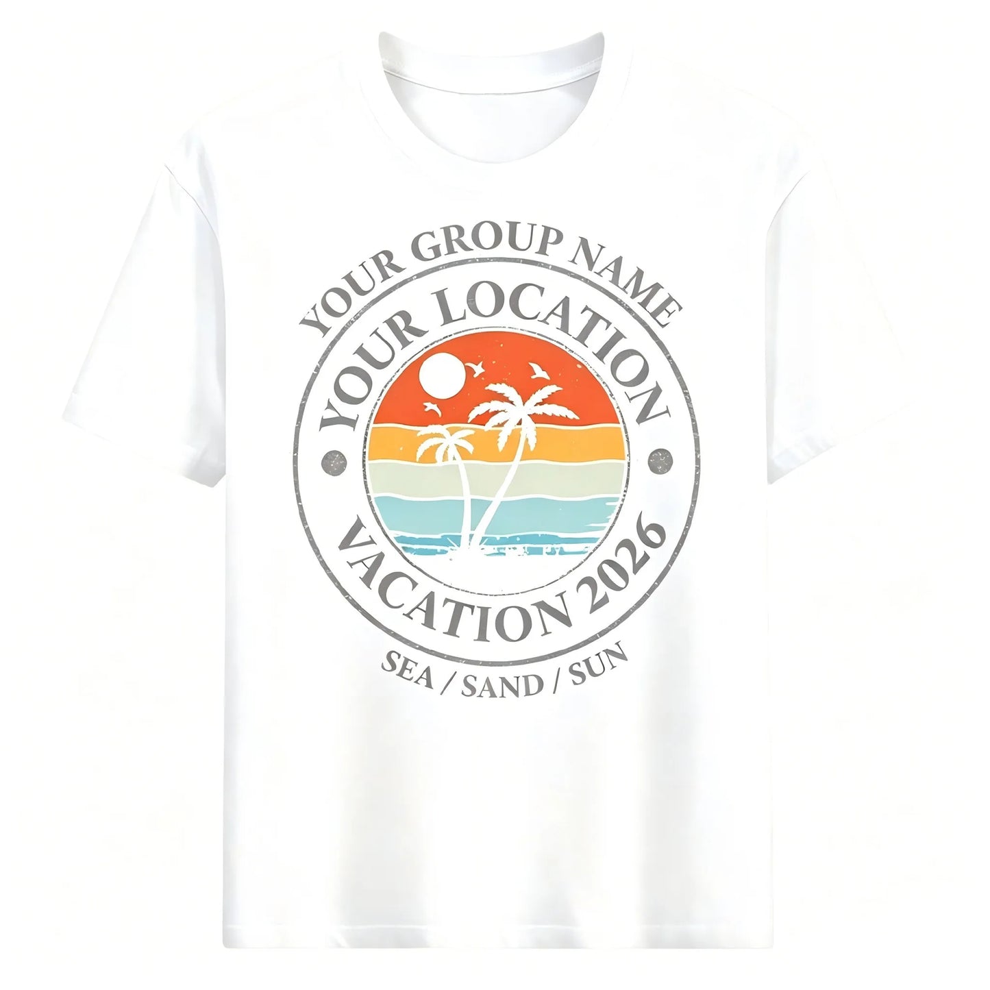 Personalized Summer Vacation Shirt For Family Cruise Graphic Tee