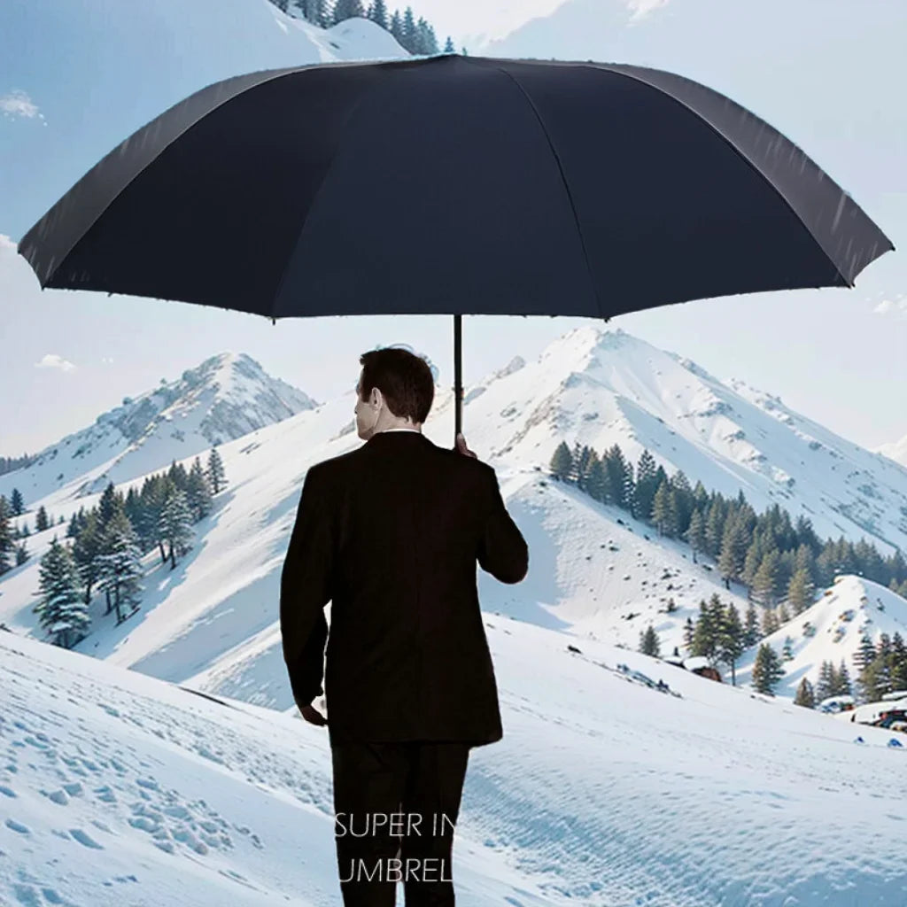 Folding Umbrella Windproof Waterproof Sun And Rain For Travel