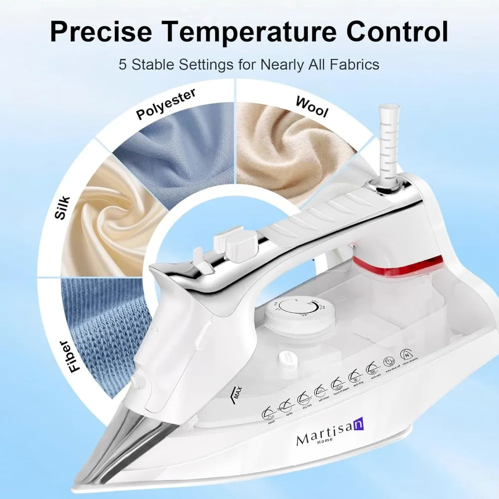 1800W Steam Iron With Nano Ceramic Soleplate And Auto Off by S And B Enterprise