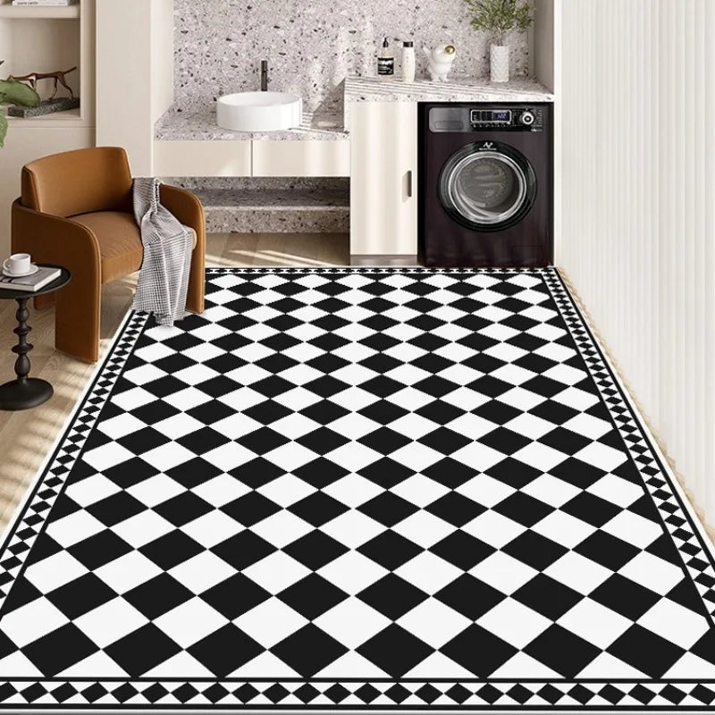 Balcony Mats Kitchen Floor Mat PVC Waterproof Sun-proof Carpet Leather Non-slip Dirt-resistant Rug Wear-resistant Ковер 러그 Tapis by S And B Enterprise