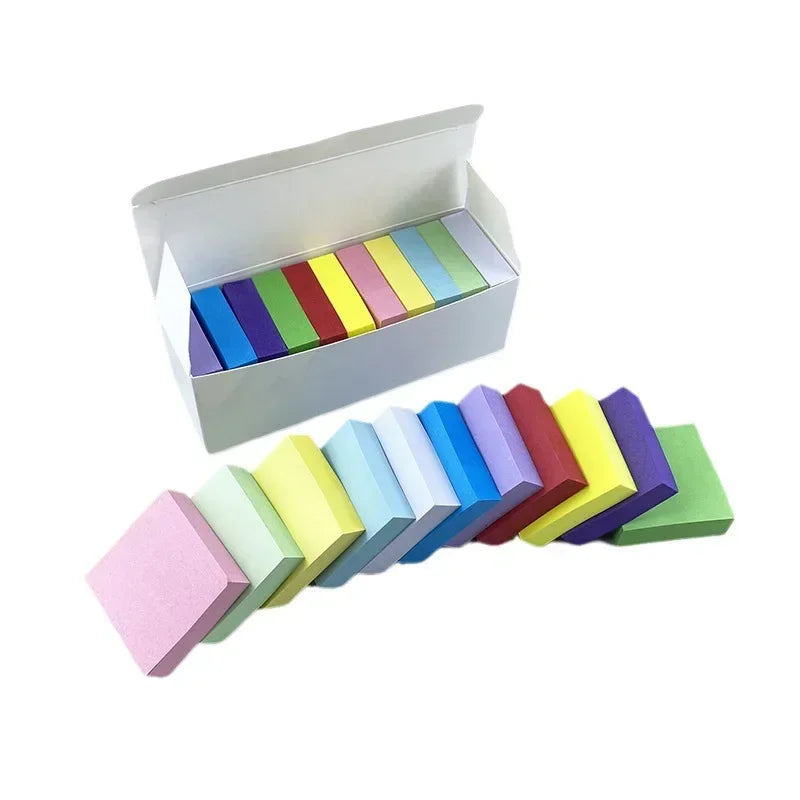 11pcs/Set Fluorescent Color Sticky Notes Posted It Note Pads Planner Stickers Notepad Memo Pad for School Office Supplies by S And B Enterprise