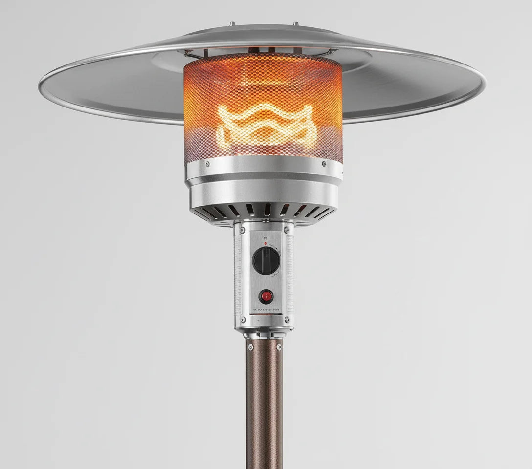 48,000 BTU Propane Patio Heater With Stainless Steel Burner Tower