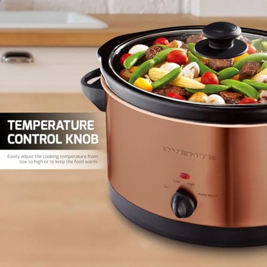 YAO HUI HUANG Electric Slow Cooker With Three Temperature Settings