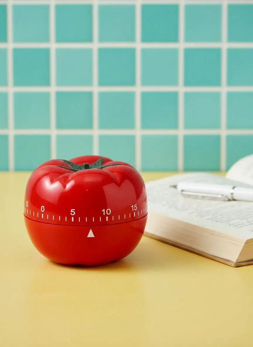 Retro Tomato Wind Up Kitchen Timer For Cooking And Baking by S And B Enterprise