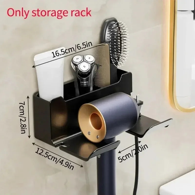 AEHOME Hair Dryer Holder Wall Mount And Dual Tier Stand