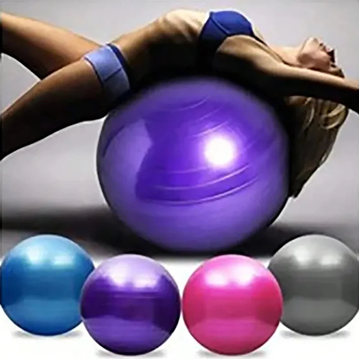 Anti-Burst Yoga Ball For Home Gym And Office Balance Training Pump