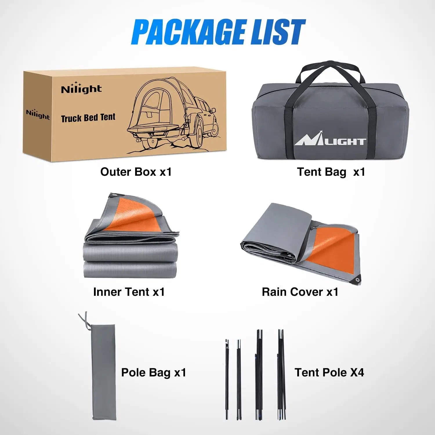 Two Person Truck Bed Tent Waterproof Outdoor Camping by S And B Enterprise