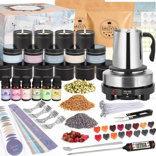 Candle Making Kit With Wax Melter Soy Starter for Beginners