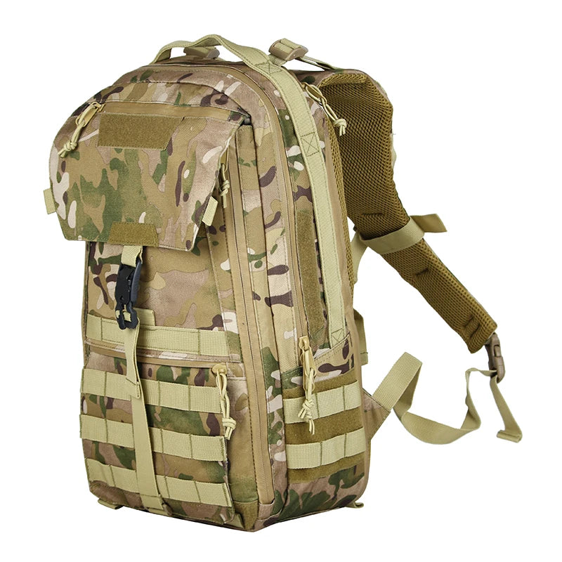 LQARMY Waterproof Camping Backpack MOLLE Trekking Rucksack