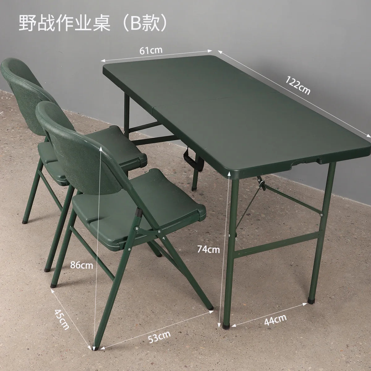 120cm Factory Customized New Silicone Handle Plastic Folding Tables for Portable Weddings Picnics Parties Camping by S And B Enterprise