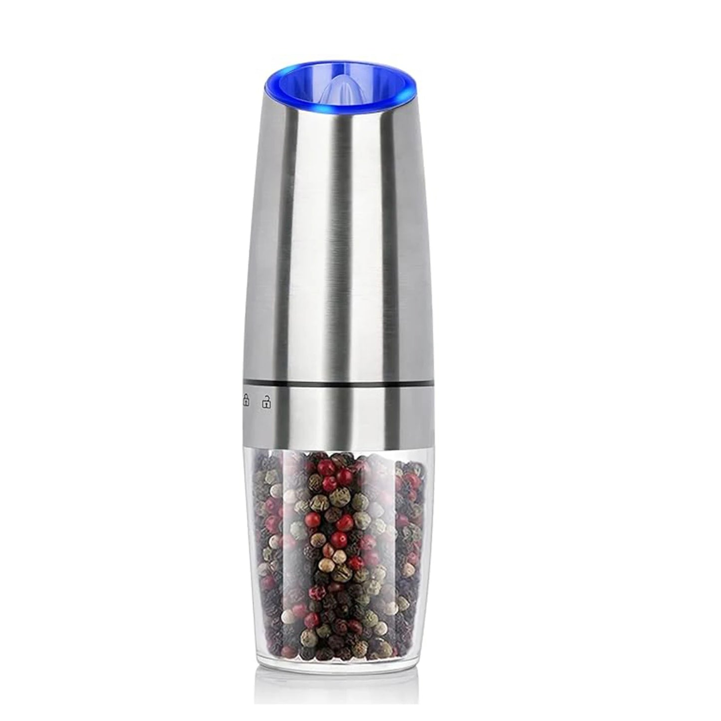Gravity Electric Salt And Pepper Grinder Set With LED Light