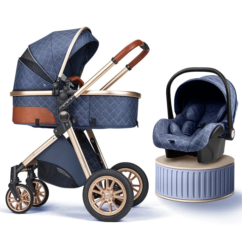B.childhood 3 In 1 Baby Stroller Pushchair With Infant Carrier