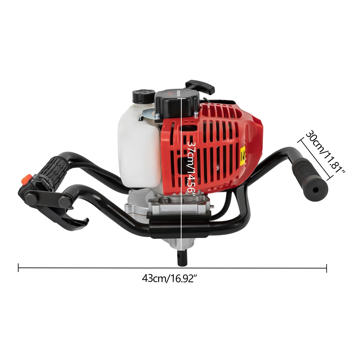 CNCEST 52cc Gas Powered Earth Auger Post Hole Digger