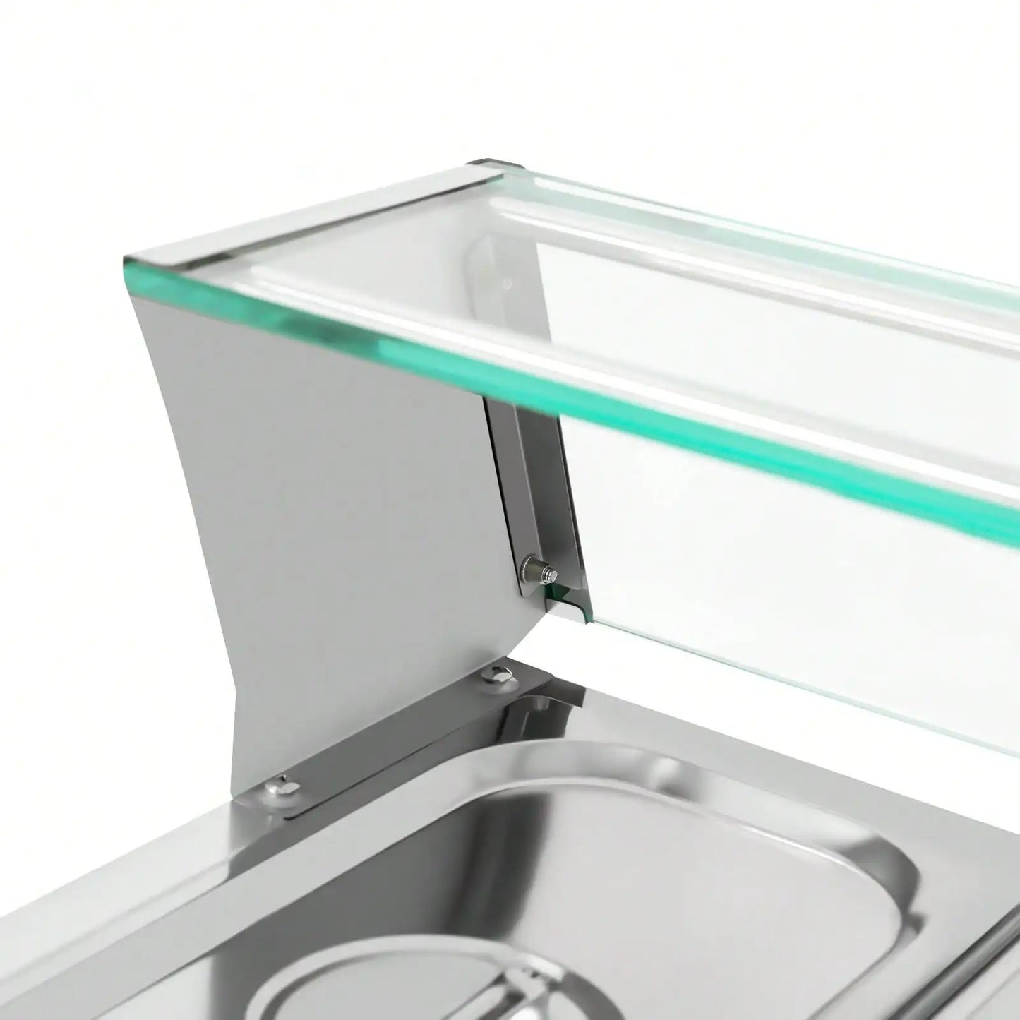 Bain Marie Food Warmer 110V Stainless Steel 6 Pan 1200W