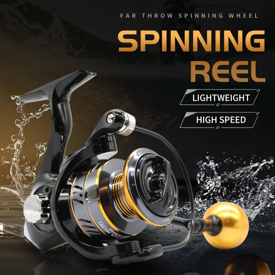 Rooblinos Spinning Fishing Reel With Metal Frame And High Speed by S And B Enterprise