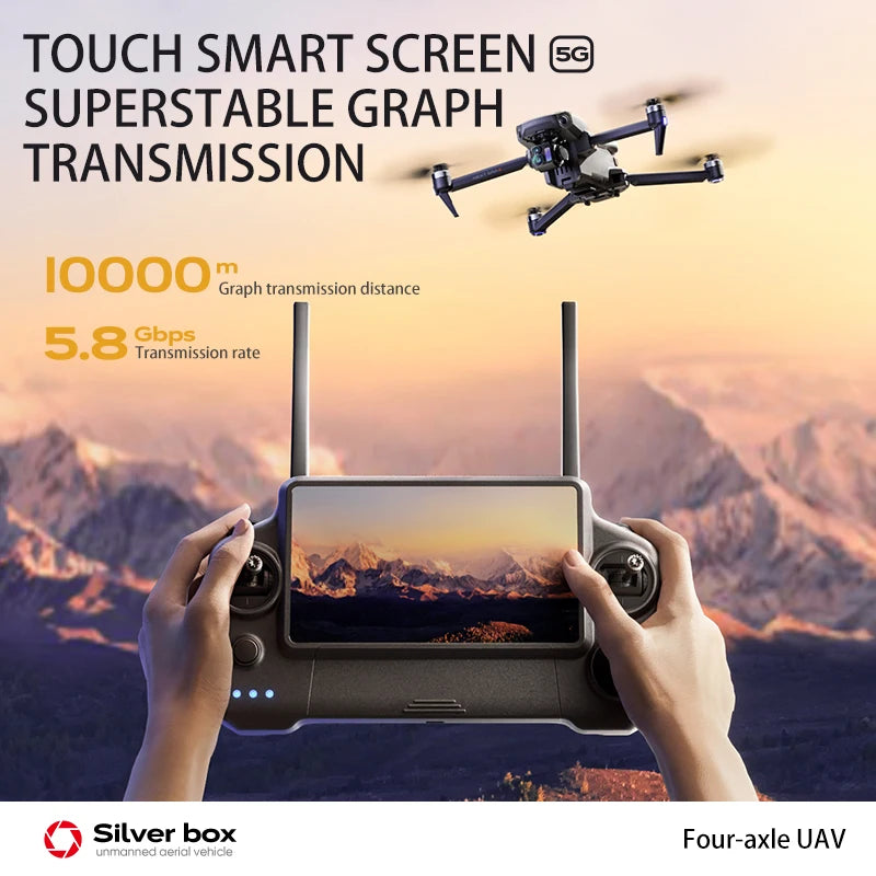 JJRCC P7 MAX 8K Drone With Screen Remote Control GPS