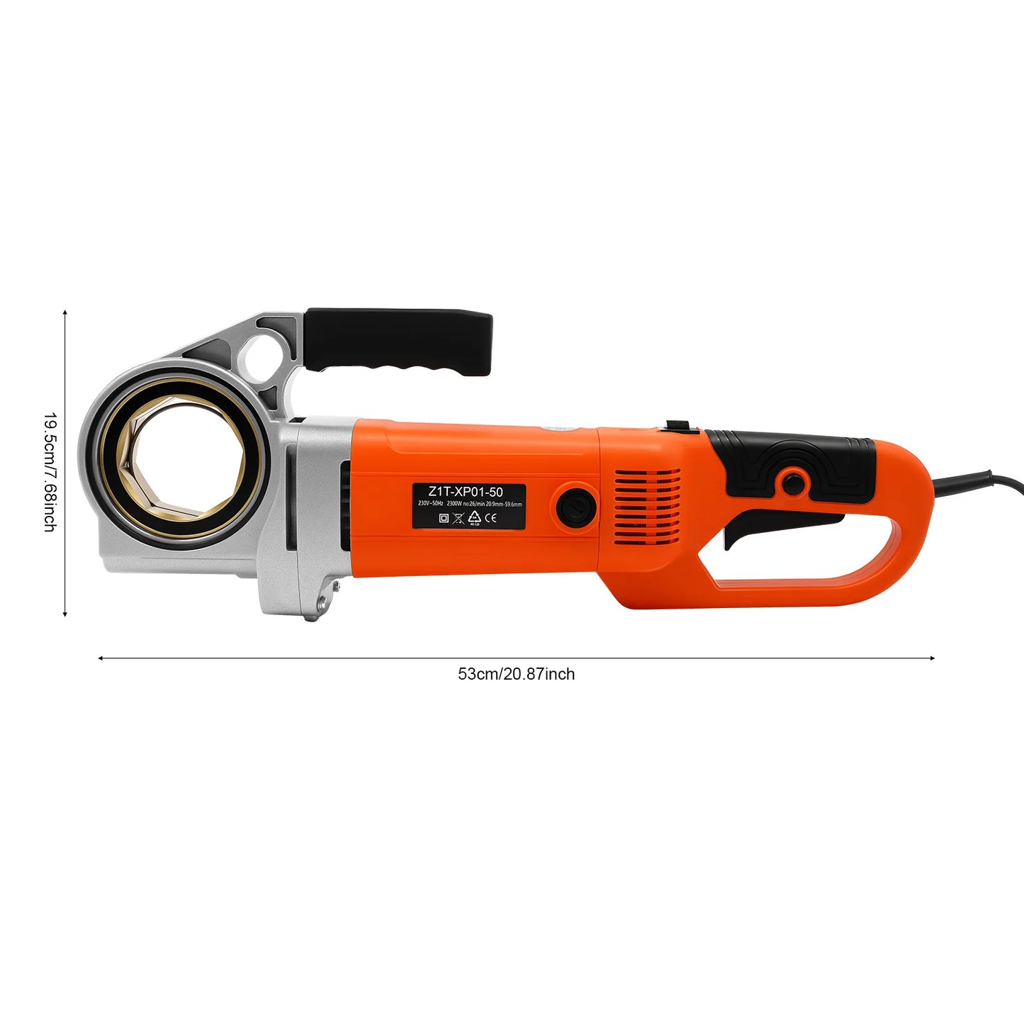 2300W Electric Pipe Threading Machine With 6 Die Set Portable