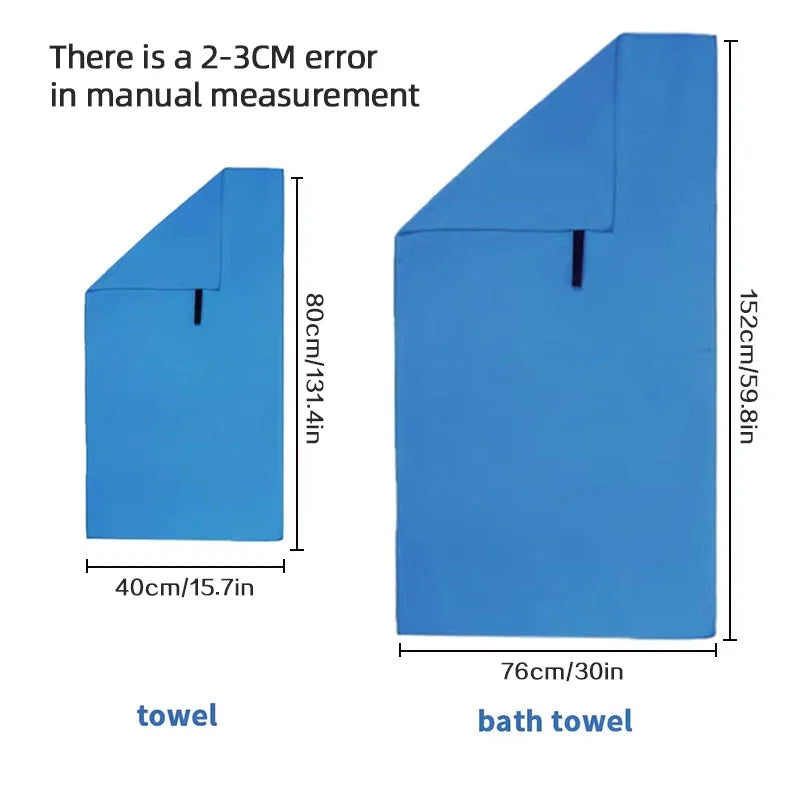 Ultra-Absorbent Microfiber Towel For Sports And Outdoor Activities