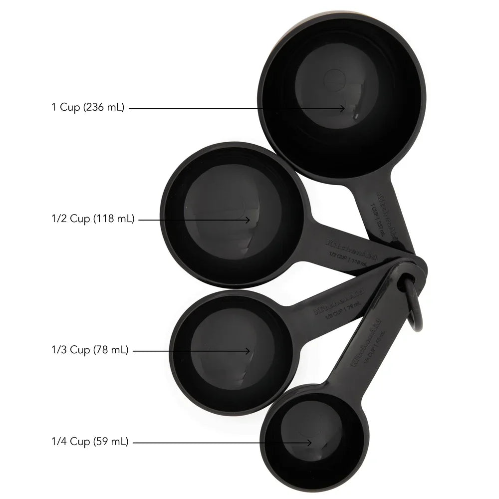 Measuring Cup and Spoon Set with Soft Grip Handles