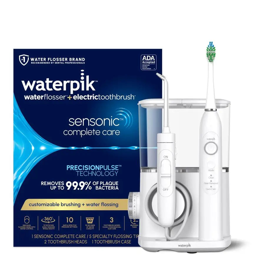 XMSJ Sensonic Complete Care Water Flosser And Rechargeable Toothbrush Combo