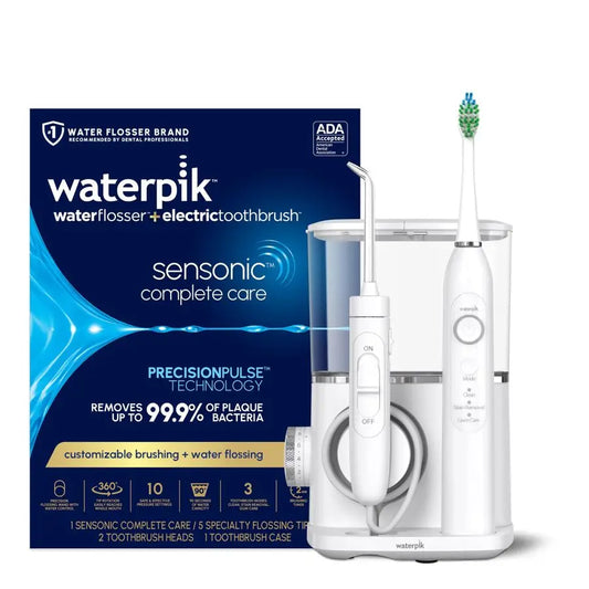 XMSJ Sensonic Complete Care Water Flosser And Rechargeable Toothbrush Combo