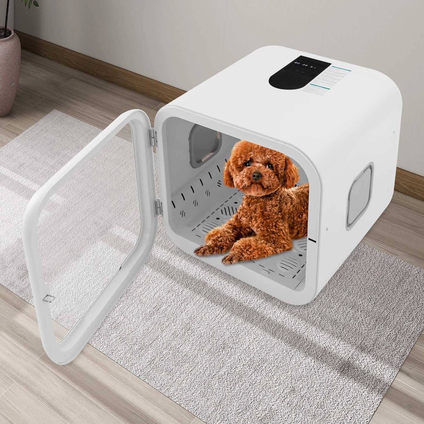 800W Pet Dryer Box Grooming Hair Dryer Sanitizing 2-3 Cats