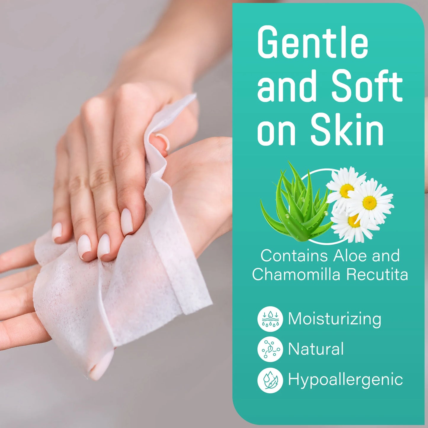 Flushable Wet Wipes for Outdoor Use Thickened Butt Wipes