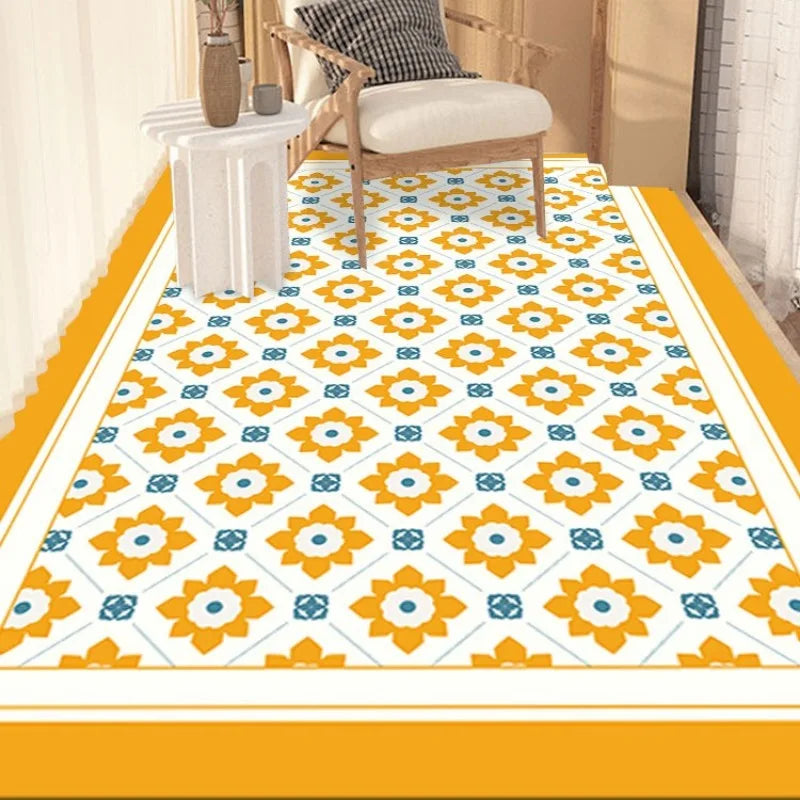 Balcony Mats Kitchen Floor Mat PVC Waterproof Sun-proof Carpet Leather Non-slip Dirt-resistant Rug Wear-resistant Ковер 러그 Tapis by S And B Enterprise