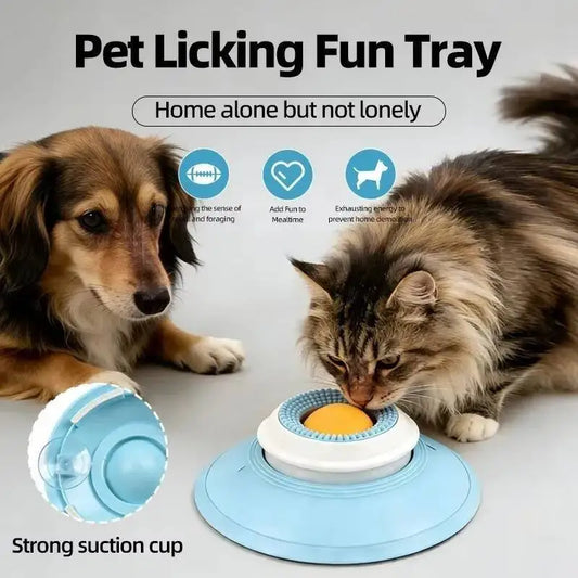 Interactive Lick Tray Slow Feeder Toy For Dogs And Cats by S And B Enterprise