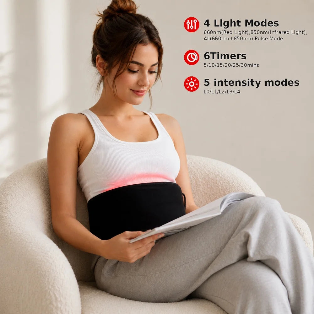 Red Light Therapy Belt 660nm 850nm Near Infrared For Muscle Relief by S And B Enterprise