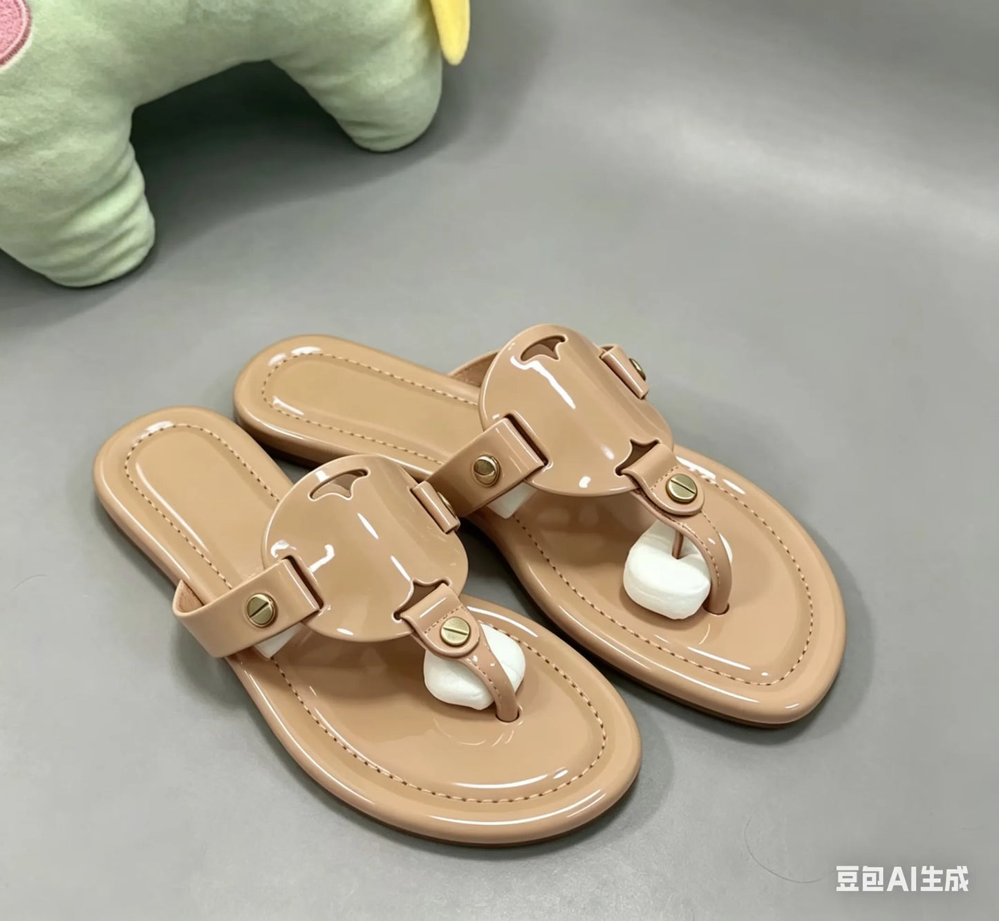 Women's Flat Sandals Slip On Open Toe For Everyday Wear by S And B Enterprise