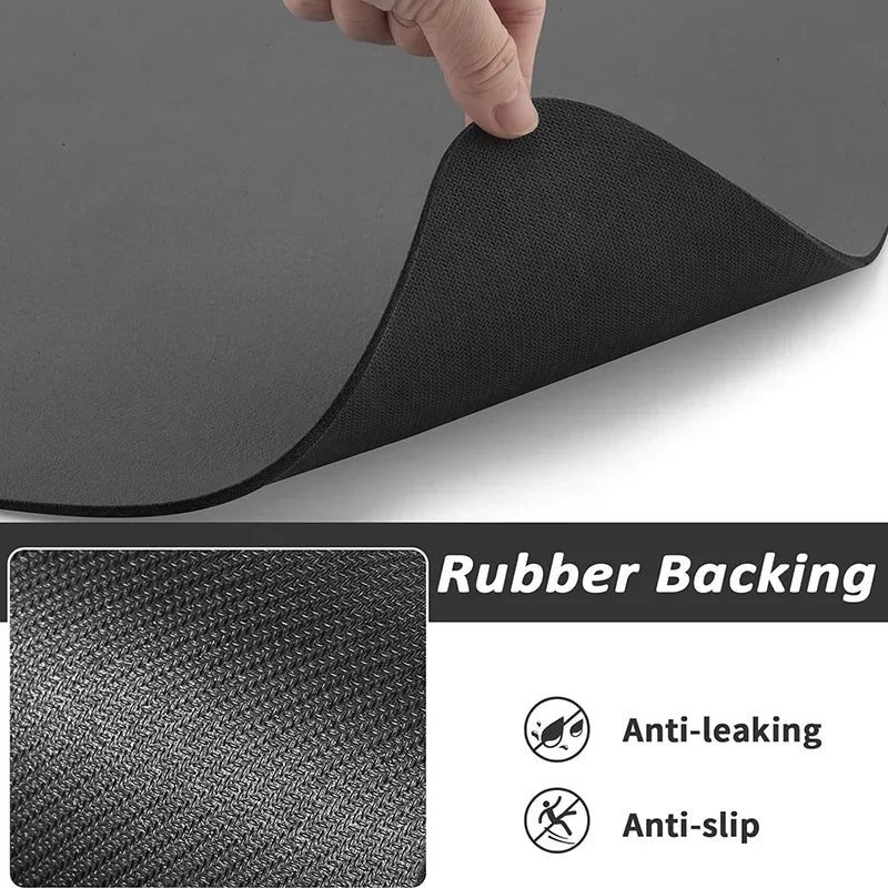 Pet Feeding Mat Absorbent Non Slip Quick Dry For Dogs