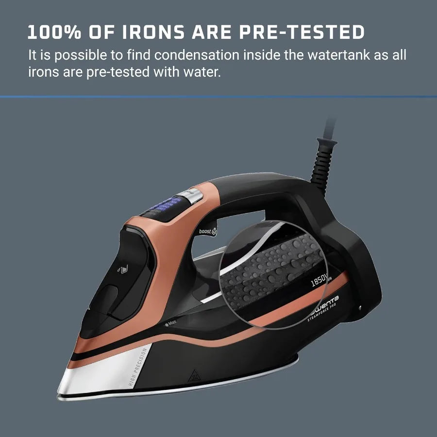 Abay Handheld Steam Iron 1850W With Smart Presets Steam Boost