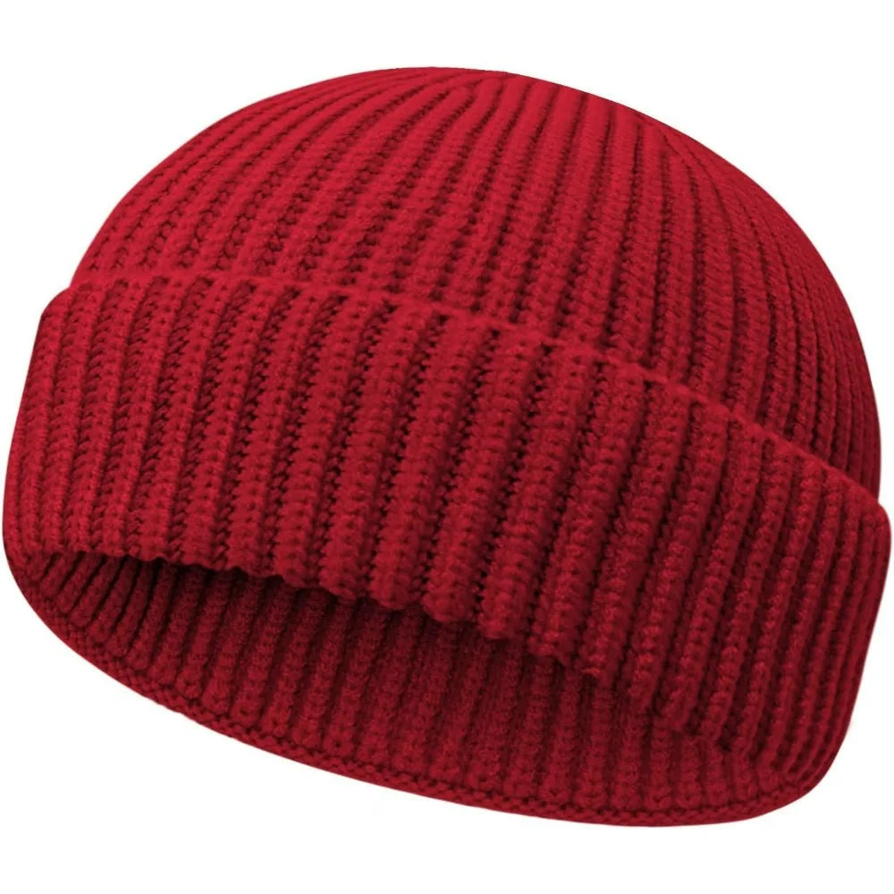 Unisex Fisherman Knit Beanie Watch Cap Winter Warm Hat Outdoors