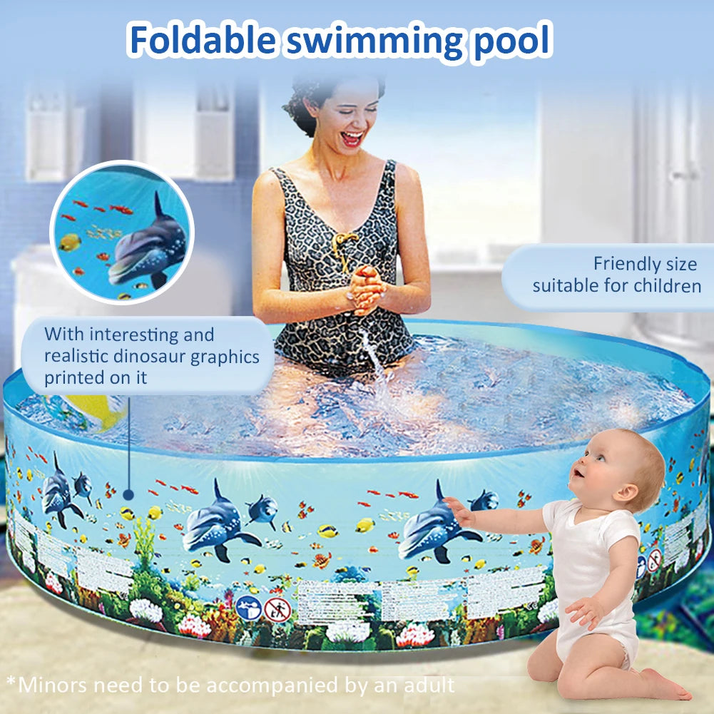 Inflatable Family Swimming Pool for Outdoor and Indoor Water Play