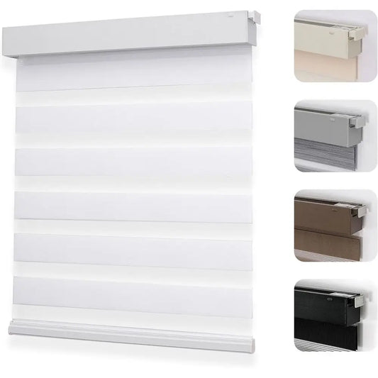 Cordless Day And Night Zebra Dual Sheer Roller Shades