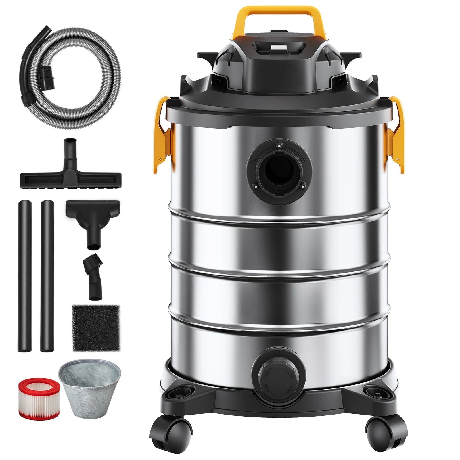 SucceBuy Wet Dry Shop Vacuum Powerful Suction For Carpets And Pet Hair by S And B Enterprise