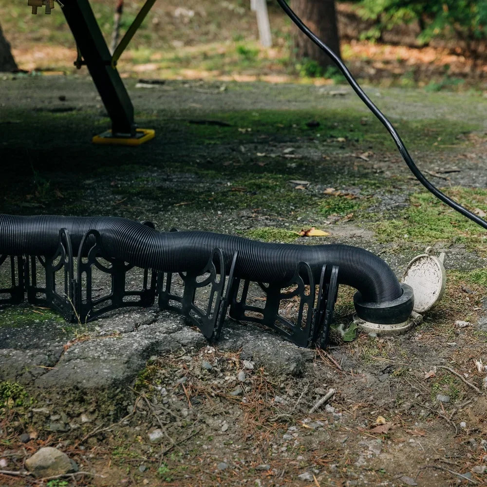 RV Sewer Hose Heavy Duty HTS Vinyl Collapsible Storage